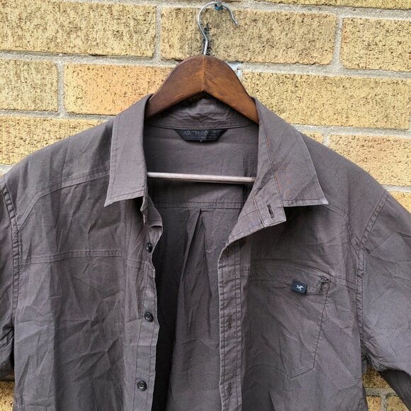 Arc'Teryx Utility Cargo Shirt Large Brown - Picture 4 of 5